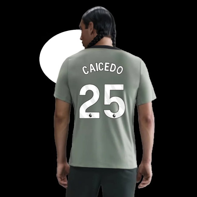 2025-2026 Chelsea Strike Training Shirt (Jade Green) (Caicedo 25)-SoccerKits Hub | Buy Soccer Jerseys Online